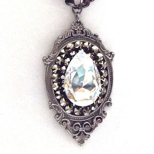 GASOLINE GLAMOUR Jewelry - RANSOM RHINESTONE MOONLIGHT DROP NECKLACE SAMPLE GASOLINE GLAMOUR Jewelry - RANSOM RHINESTONE MOONLIGHT DROP NECKLACE SAMPLE